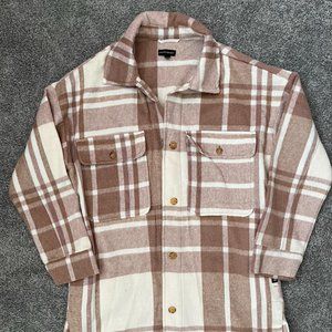 BANANA REPUBLIC Brushed Flannel Shirt Jacket